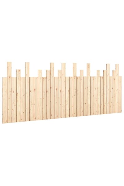 vidaxl Tăblie de pat pentru perete, 204x3x80 cm, lemn masiv de pin