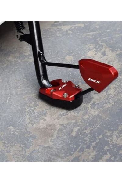 merpa Honda PCX 125-150-160 Modelleri İçin CNC Alüminyum Yan Sehpa Genişletme Pedi Turuncu