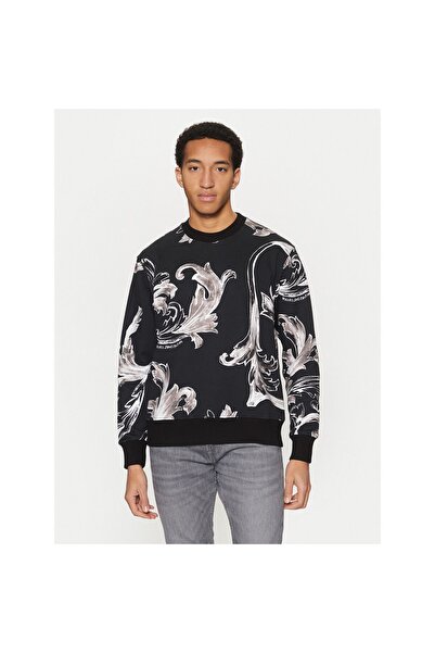VERSACE JEANS COUTURE Bluză bărbați 78GAI3R0 FS190 Negru