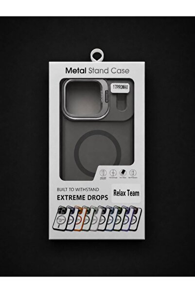 iPhone 17 Pro Max Standlı Lens Hediyeli Kılıf