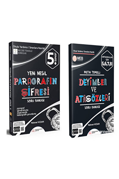 Paragrafın Şifresi Yayınları Paragrafın Şifresi İkili Set Deyimler Atasözleri...