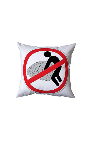 Beramussa Brain Shrinking Is Forbidden Iconic Pillow, Funny Gift