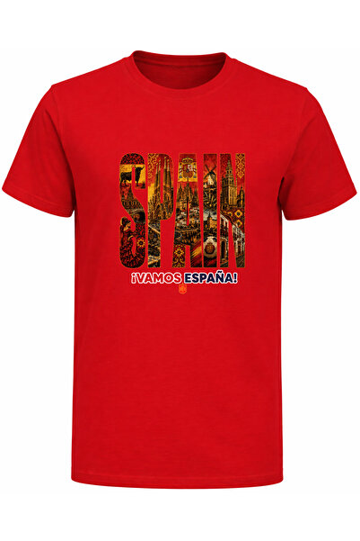 Efendioğlu Design Vamos Espana Printed Spain Lettering Large 2026 World Cup P...