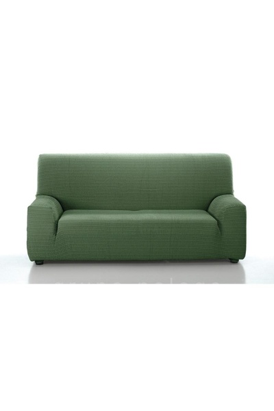 McDecor Ελαστικό Κάλυμμα Τριθέσιου Καναπέ Πράσινο Ακάρι -