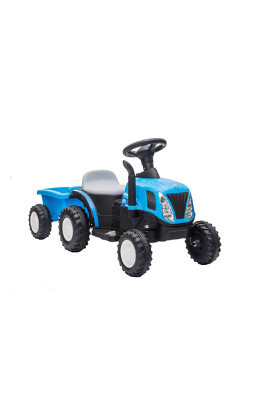 LEAN Tractor electric cu remorcă A 009, Albastru, 9331