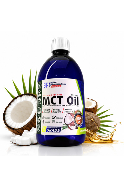 Balkan Pharmaceuticals Ulei MCT Pro Health - C8 C10 din ulei de cocos organic...