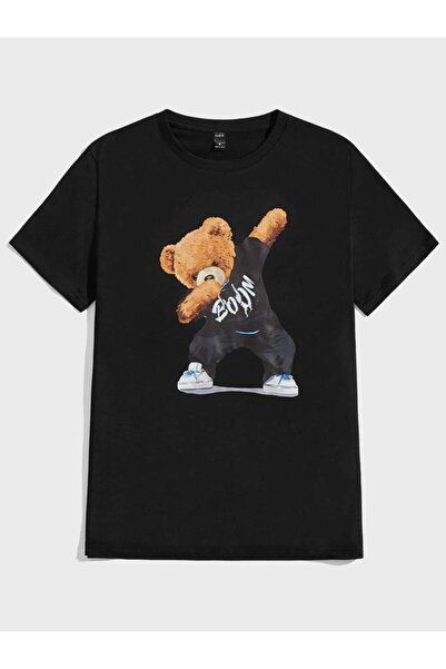 bellanova Unisex πολύχρωμο μπλουζάκι με στάμπα Oversize Streetwear Άνετη εφαρ...