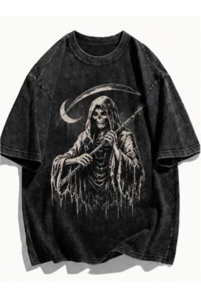 bellanova Hanan Unisex Colorful Oversize Printed T-Shirt Streetwear Comfortab...