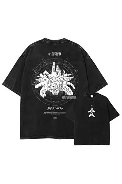classy moda Unisex Colorful Oversize Printed T-Shirt Streetwear Comfortable F...