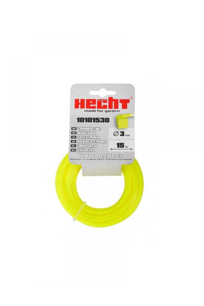 Hecht Fir pentru trimmer pătrat, 3 mm x 15 m, 10101530