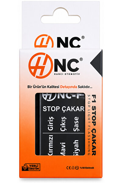 cabbaroğlu ticaret F1 Stop Çakar Modülü 12V Fren Lambası Flaşör Sistemi Unive...