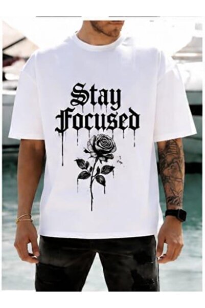bellanova Unisex πολύχρωμο μπλουζάκι με στάμπα Oversize Streetwear Άνετη εφαρ...