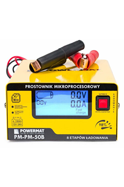 Powermat Redresor cu microprocesor pentru baterie de 12/24V, PM-PM-50B