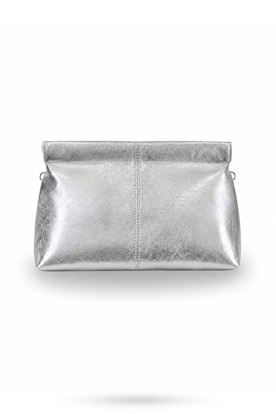 5in1Canpolat Lame Nice Deri Askılı Clutch Çanta