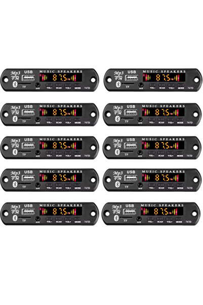 choice2 kebidumei 10 PCS KEBIDUMEI Wireless Bluetooth 5.0 9V-12V MP3 WMA Deco...