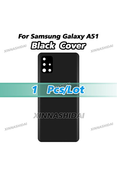 choice2 1pcs black cover New For A51 Battery Back Cover Glass Panel Rear Door...