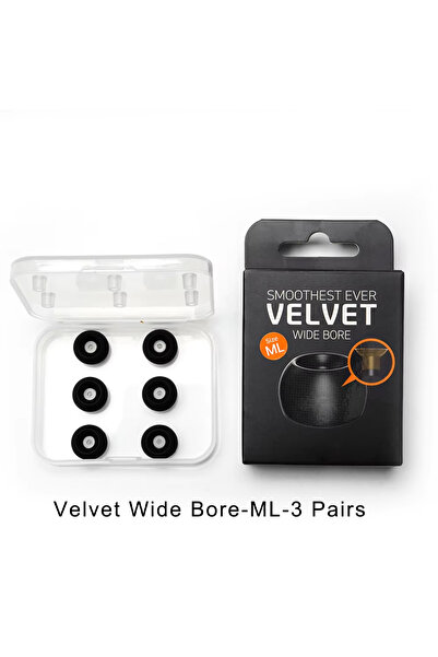 Choice4 ML-3 Pairs ELOIT DIVINUS Velvet Wide Bore Silicone Earphone Eartips F...
