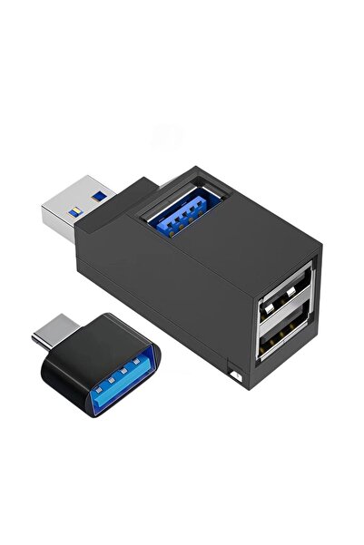 Choice Black2piece USB 3.0 HUB Adapter Extender Mini Splitter Box 1 to 3 Port...
