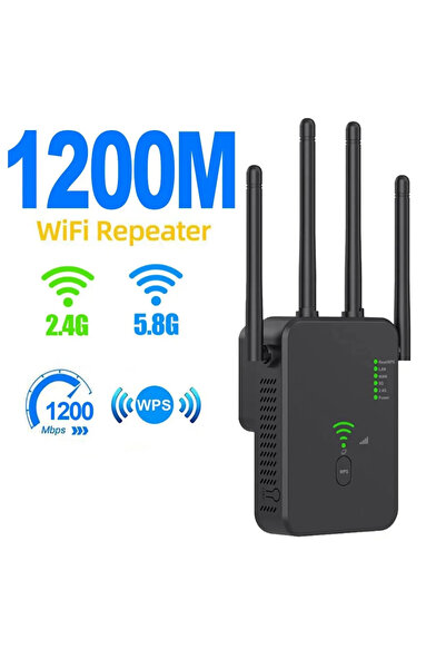 Choice EU Plug 2.4G 5.8G 1200Mbps Dual-Band WiFi Repeater - 1200Mbps, Boosts ...