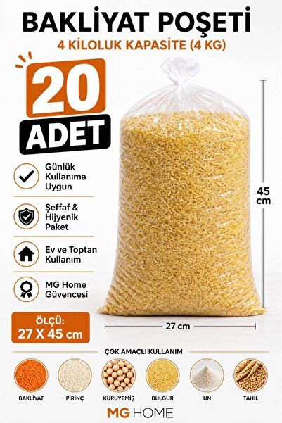 VENON 20 Pieces | |   27X45 Thick Transparent Bag Thick Grain Packaging Bag |...