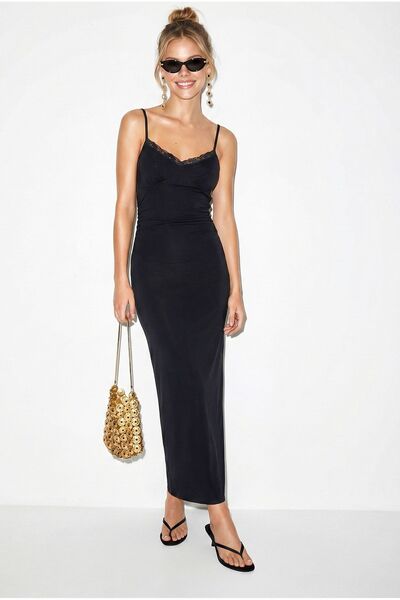 Hiccup LUCCI Rochie Maxi Bodycon Din Dantelă