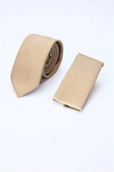 İmza Beige Bird Eye Pattern 6 cm Tie 1090260100
