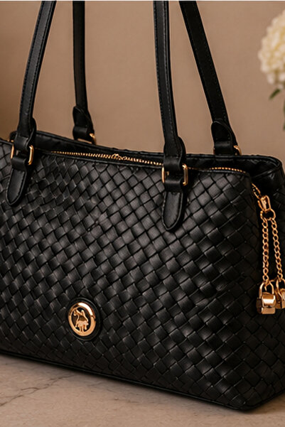 U.S. Polo Assn. USPA SHOULDER BAG US6582,BLACK