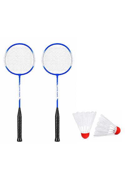 Lacoz Badminton Racket & Shuttlecock Combo Set – 2 Lightweight Durable Steel ...