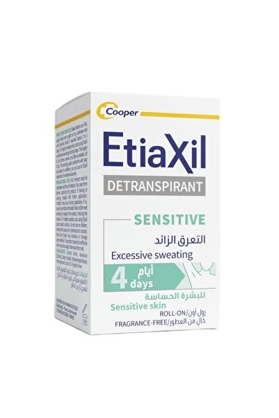 Etiaxil مزيل عرق للبشرة الحساسة لمدة 4 أيام، رول أون 15 مل