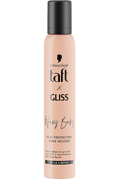Schwarzkopf Taft x Gliss Spumă cu protecție termică pentru bucle și valuri 15...