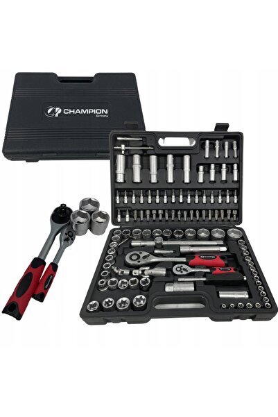 CHAMPIONS Set de chei tubulare Torx, 108 piese, cu suport de depozitare 108