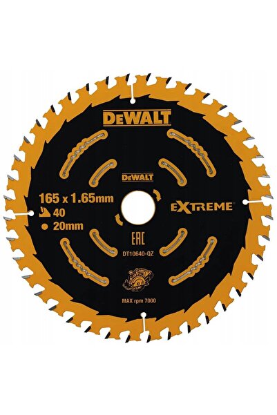 Dewalt Ferăstrău circular 165x20mm widia pentru lemn DT10640