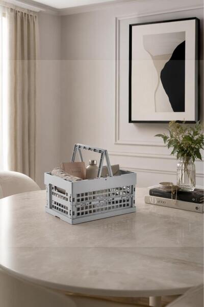 Smartware Blox Folding Box with Holes and Handle 24 Lt