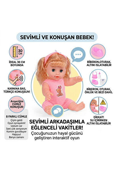 Shoplandu Türkçe Konuşan altını Islatan Et Bebek Maide Bebek