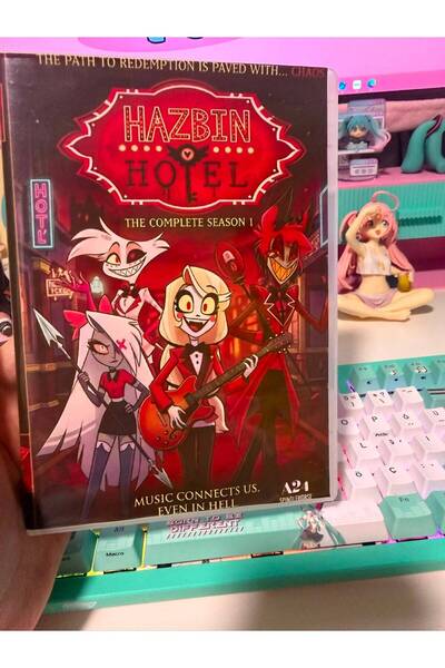 nihonwosekai Hazbin Hotel Anime Dvd Tasarım Kutu