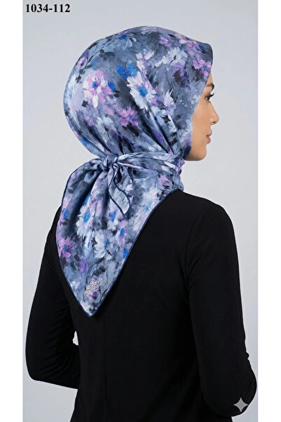 Bonjela Soft Pamuk Eşarp (gri-pembe) 1034-112