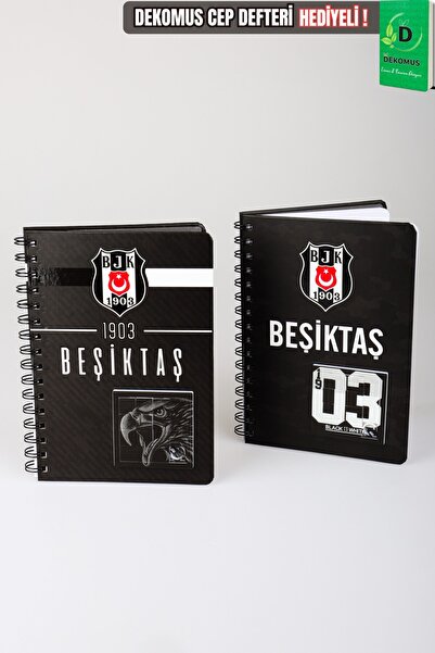 Beşiktaş X Dekomus Licensed Special Design Puzzle Figured Spiral A5 Notebook ...