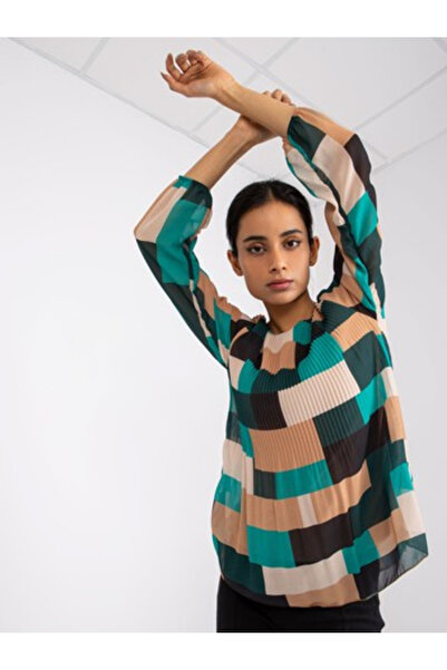 Italy Moda Bluza Dama, ITALY MODA, Poliester, Maneca lunga, Verde inchis, mod...
