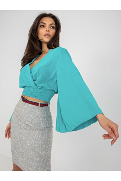 Italy Moda Bluza Dama, ITALY MODA, Poliester, Maneca lunga, Menta, model DHJ-...