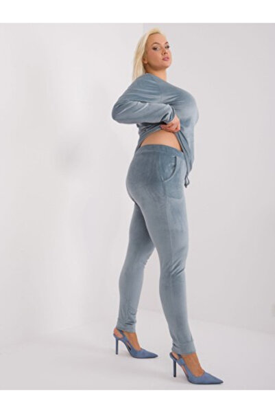 Relevance Compleu Dama, RELEVANCE, Viscoza, Maneca lunga, Albastru, model RV-...