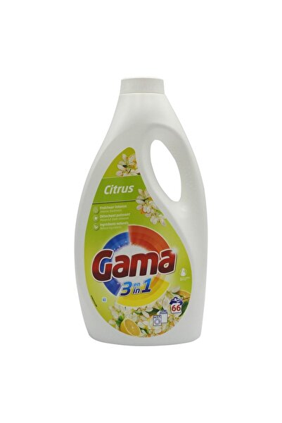 Gama Течен перилен препарат, Range, 3 л Цитрус, 66 изпирания