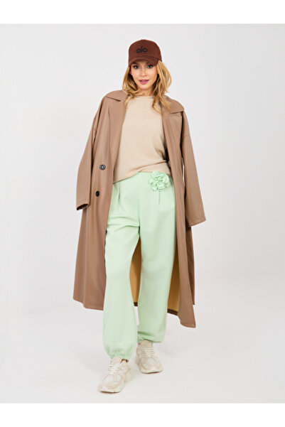 Italy Moda Pantaloni Dama Lunga, Elegant, ITALY MODA, Verde Eleganta Model IT...