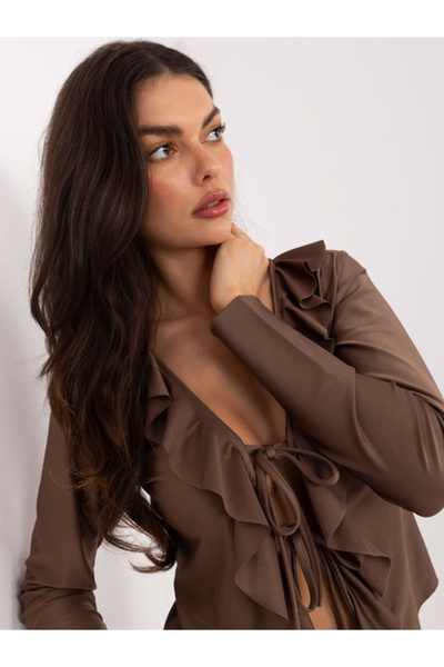 Moda Italy Bluza Dama, MODA ITALY, Poliester, Maneca lunga, Maro, model IT-BZ...