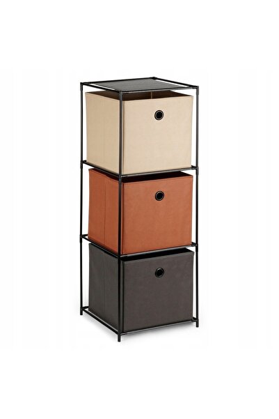 Vilde Raft metalic cu recipiente, comodă cu sertare, dulap pentru living, bai...