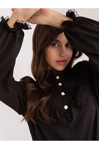 LAKERTA Women's Shirt, LAKERTA, Cotton, Long Sleeve, Black, model LK-KS-50955...