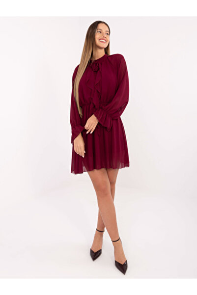 rue parıs Rochie Dama Maxi, Lejera, RUE PARIS, Bordo de Petrecere