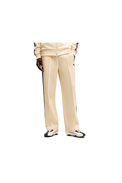 Puma T7 ALWAYS ON TRACK PANTS Ανδρικό Καθημερινό Παντελόνι Φόρμας 62958988 Κρεμ