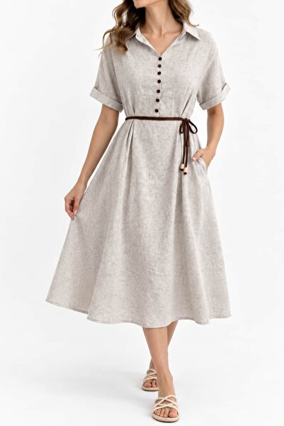 Cuckoo Cotton Women's Linen Dress