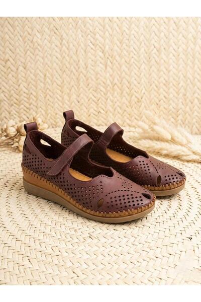 MİRATERLİK ORTOPEDİK TERLİK VE AYAKKABI Mira Women's Leather Orthopedic Sanda...