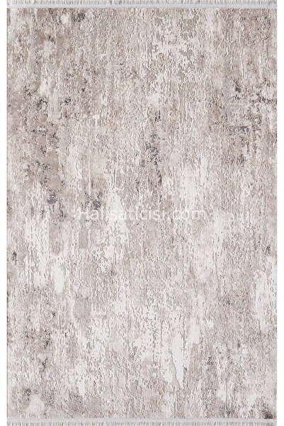 Artemis Halı Romantik 02436A Krem Bej Akrilik Saçaklı Halı 80 x 300